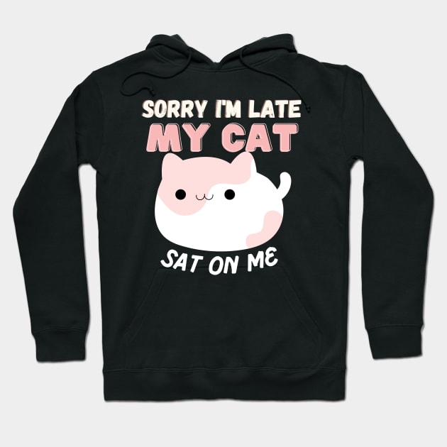 My Cat Sat on Me Hoodie by Random Prints